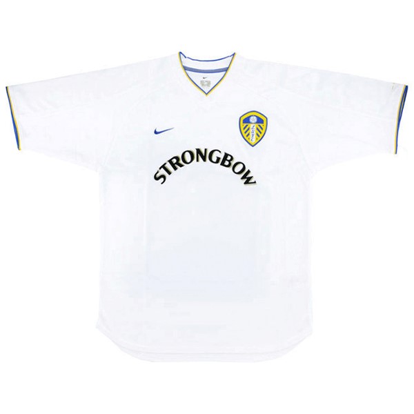 Tailandia Camiseta Leeds United Primera equipo Retro 2000 2002 Blanco